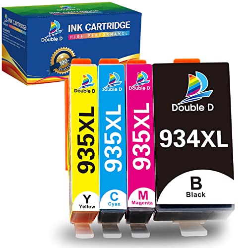 DOUBLE D 934 and 935 Ink Cartridges - High Yield Replacement for HP OfficeJet Pro 6830 6230