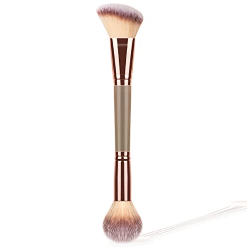 Double Ended Makeup Brushes for Blending Liquid Powder, Concealer Cream Cosmetics, Blush brush