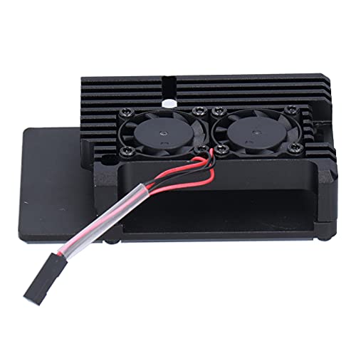 Double Fan Cooling Raspberry Pi 4 Case