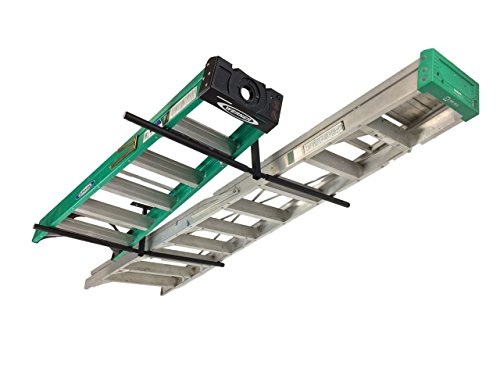 Double Ladder Ceiling Rack