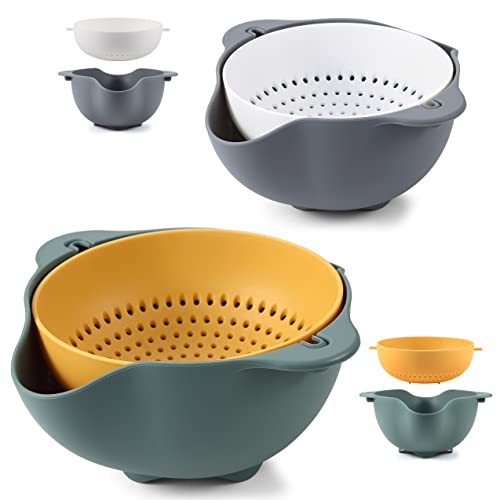 Double-layer Rotatable Colander