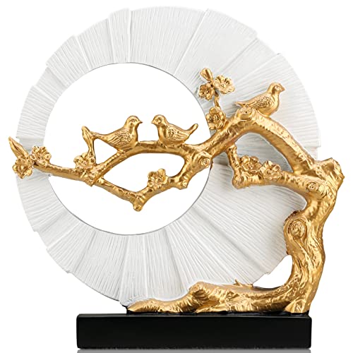 DOVDOV White and Gold Home Decor