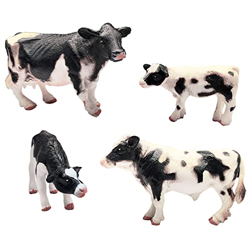 DOYIFUN Realistic Farm Cow Model Figures Toy Set