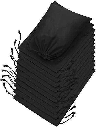 DR Drawstring Bags 12-Pack For Shoes, Storage, Pantry, Wardrobe or Gifts (10 x 15 inch - 12 pack)