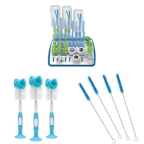 Dr. Brown's Baby Bottle Drying Rack & Cleaning Brush Set
