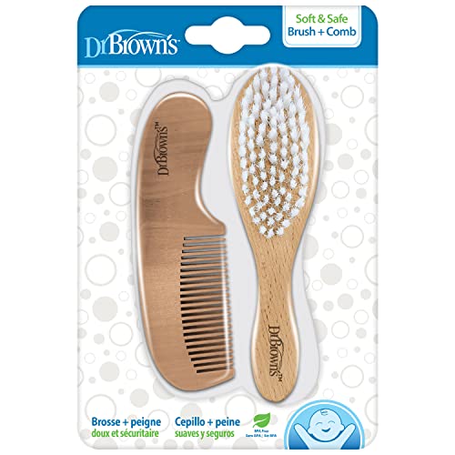Dr. Brown's Soft Baby Brush + Comb