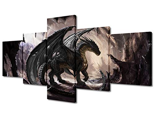 Dragon Cave Poster Paintings for Living Room