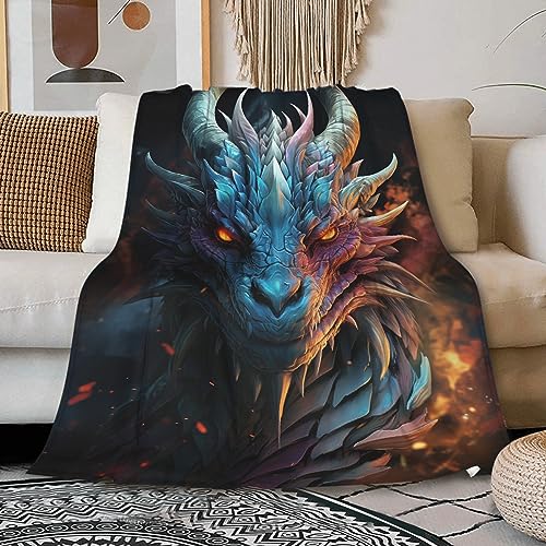 Dragon Flannel Fleece Throw Blanket