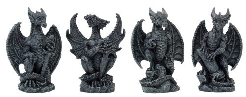 Dragon Gargoyles Figurine Set