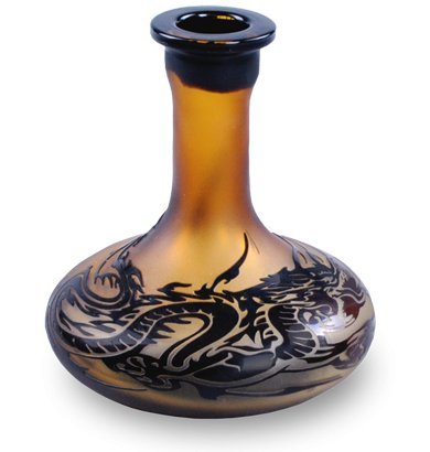 Dragon Hookah Base Amber: A Beautiful and Durable Vase for Hookah Enthusiasts