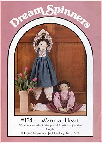 Dream Spinners Warm at Heart #134, Soft Sculpture Doll Sewing Pattern
