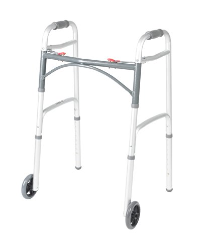 Drive Medical Folding Walker with Wheels
