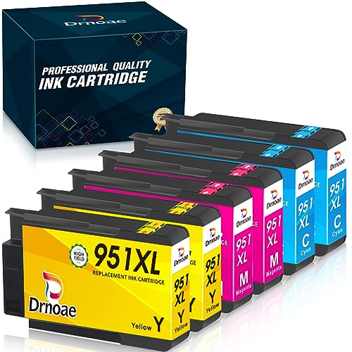 Drnoae 951XL Compatible Ink Cartridges Combo Pack