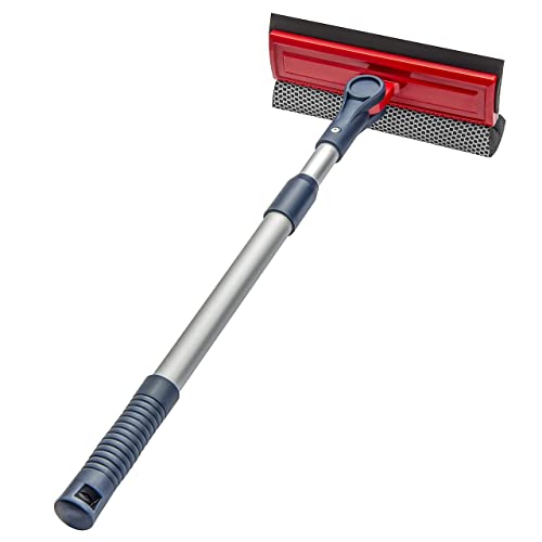 DSV Window Squeegee | 2-in-1 Cleaner with Telescopic Pole
