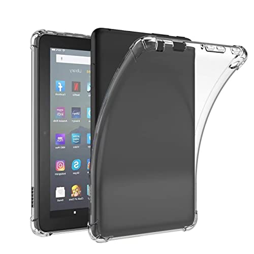 Dteck Clear Back Cover for Kindle Fire 7 Tablet 12th Gen