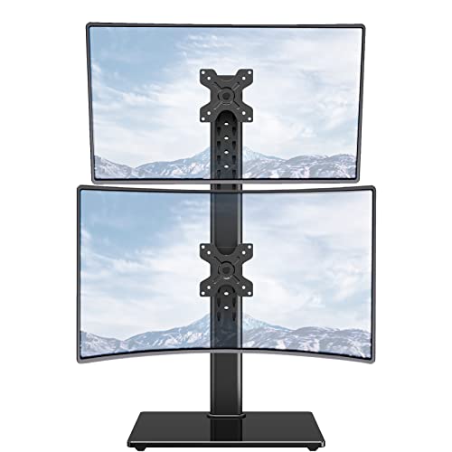 Dual Monitor Stand, Stack Two Screens up to 32 inches