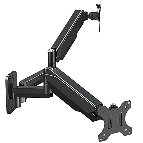 Dual Monitor Wall Mount with Gas Spring
