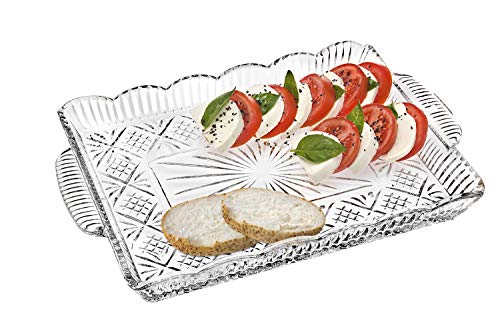 Dublin Crystal Rectangular Serving Tray