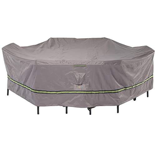 Duck Covers Classic Accessories Soteria Waterproof Patio Table with Chairs Cover