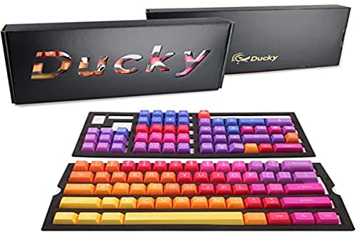 Ducky Afterglow SA Keycaps 108 ABS Doubleshot Set