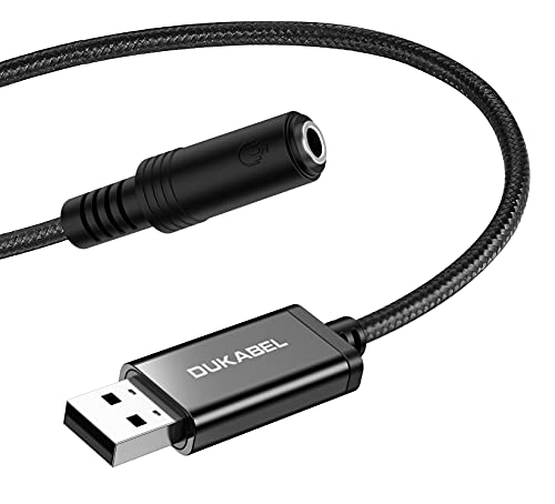 DUKABEL USB to 3.5mm Jack Audio Adapter