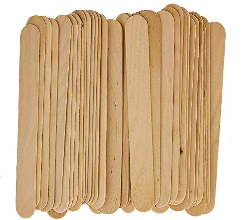 Silicone Stir Sticks Scraper Brushes, Non-Stick Wax Spatulas, Hair Removal Waxing Applicator, Easy to Clean Reusable Scraper Large Area Hard Wax