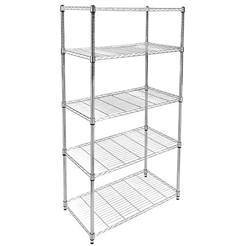 Durable and Adjustable 5-Tier Storage Shelving Unit