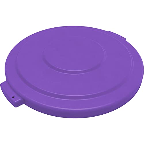 Durable and Hygienic SPARTA Bronco Trash Can Lid - 32 Gallons, Purple