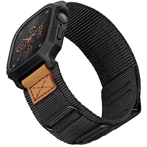 Durable and Rugged Apple Watch Band with Protective Case