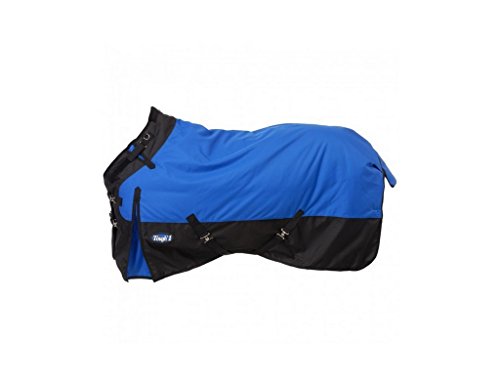 Durable and Waterproof Horse Blanket: Tough-1 1200D Snuggit Turnout 200g 75In Royal Blue