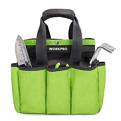 Durable Garden Tool Bag with 8 Pockets for Home Organization