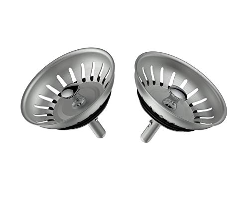 Durable Kitchen Sink Basket Strainer Replacement - Stainless Steel Body