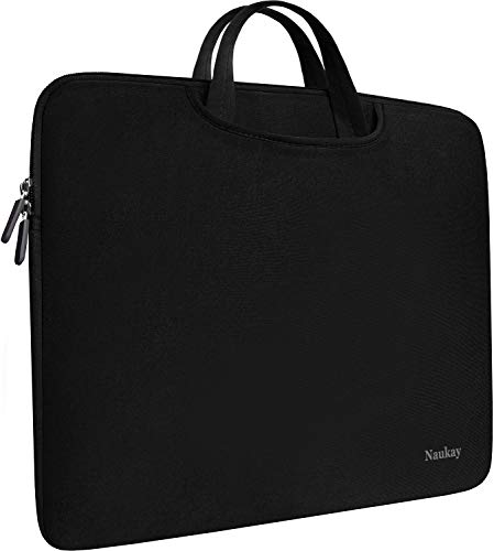Durable Laptop Sleeve Bag 15.6 Inch with Extra Pockets