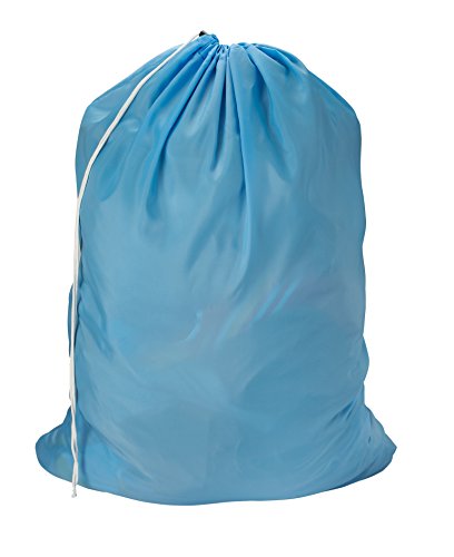 Durable Nylon Laundry Bag with Locking Drawstring Closure