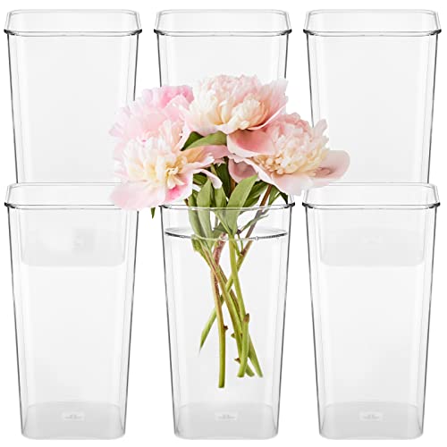 Durable Plastic Vase Acrylic Flower Vase for Home Decoration