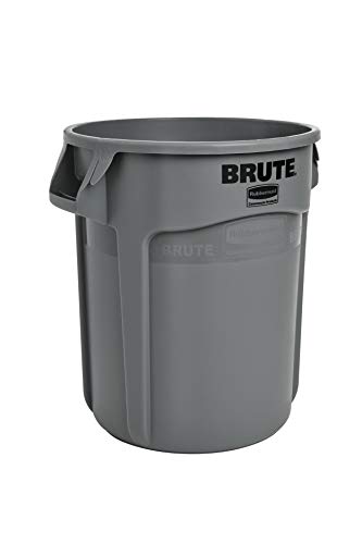 Durable Round Trash/Garbage Can - 10 Gallon