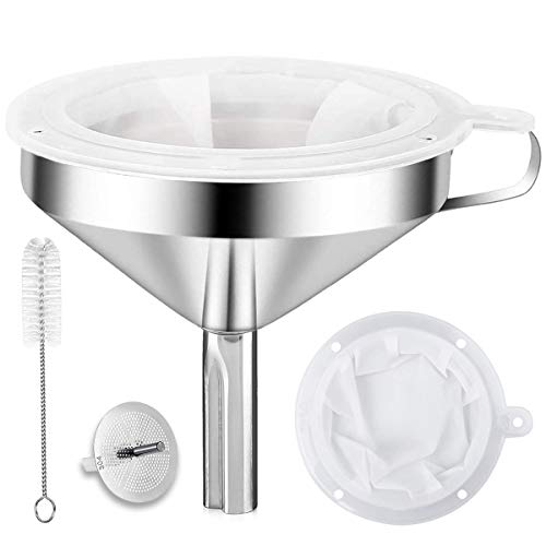 Durable Stainless Steel Kitchen Funnel Set