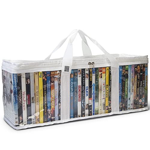 DVD Storage Bag - Clear PVC Organizer