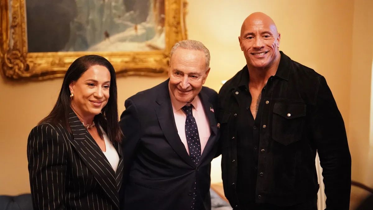 Dwayne ‘The Rock’ Johnson Holds Meetings With U.S. Senators On Capitol Hill