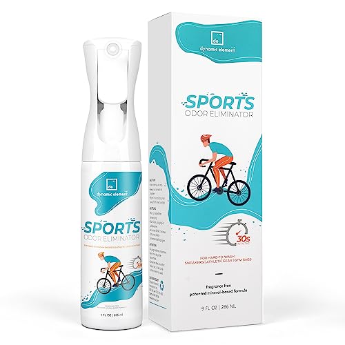 Dynamic Element Sports Odor Eliminator - Unscented Sports Deodorizer Spray