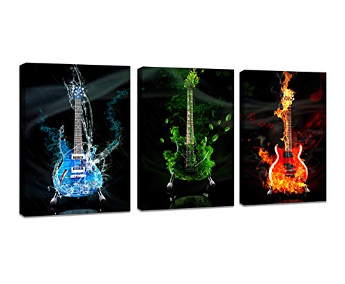 DZL Art Guitar Wall Art Pictures Print