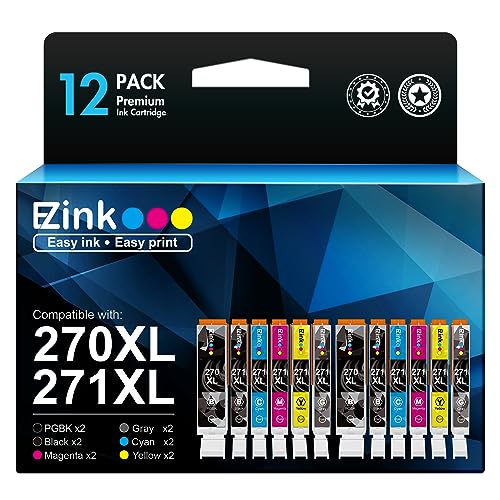 E-Z Ink Replacement Ink Cartridges for Canon Printers - 12 Pack