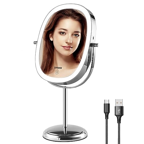 EAPUDUN 9" Makeup Mirror with Lights