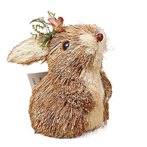 Easter Bunny Straw Decorations
