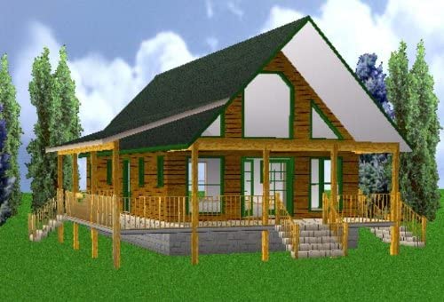 Easy Cabin Designs 24x40 Country Classic Plans Package