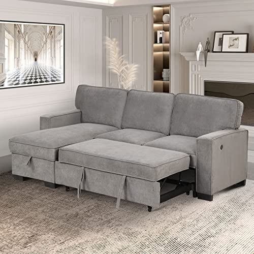 EBELLO Convertible Sleeper Sofa 3 in 1