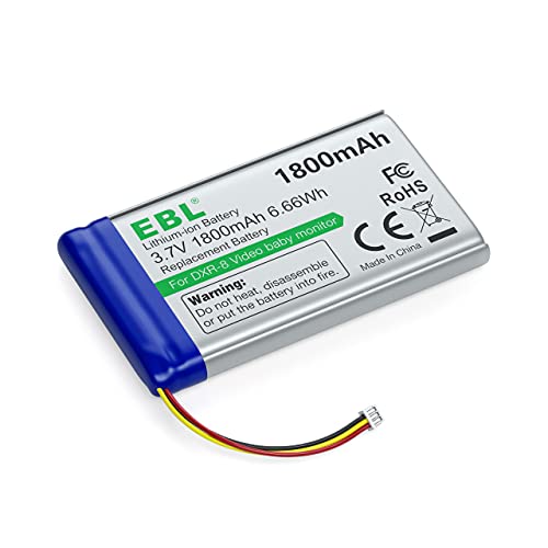 EBL Replacement Battery for Infant Optics DXR-8 Video Baby Monitors