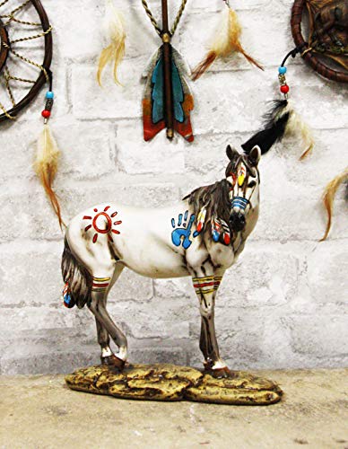 Ebros Equestrian Tribal Beauty Statue