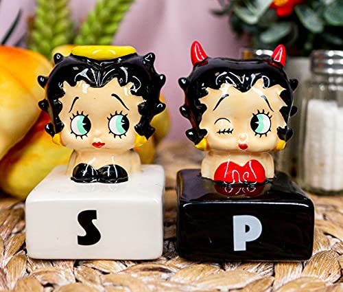 Ebros Gift Betty Boop Salt and Pepper Shakers Set