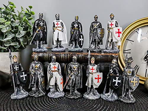 Ebros Medieval Knights Miniature Set